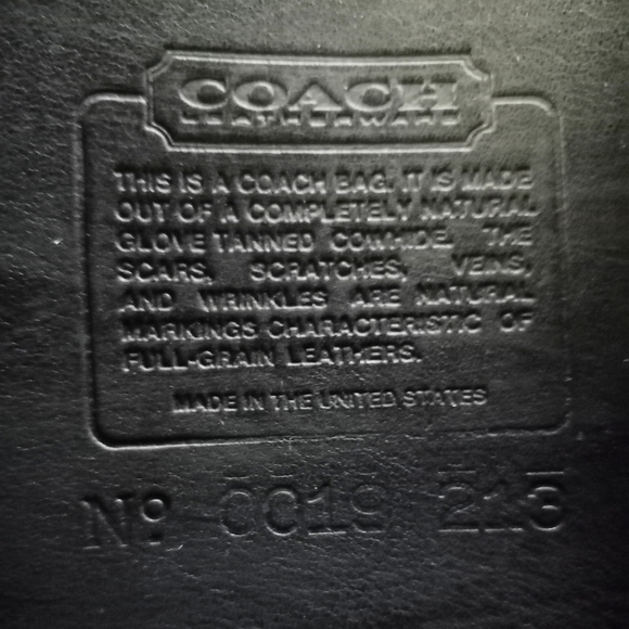 Coach Large Plaza Bag, Black, Late 1980's - Early 1990's - Picture 11 of 15